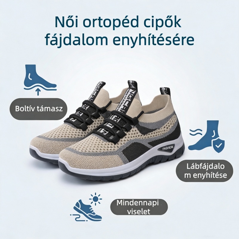 🔥 50% kedvezmény ma csak! Ne maradj le! ⏰Ergonomikusan tervezett ortopéd cipő – természetes lábboltozat-támasztással 👞Könnyen enyhíti a lábfájdalmat