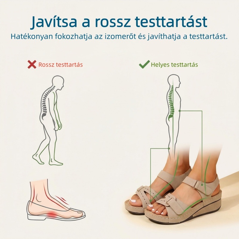 🔥 Korlátozott ideig 50% kedvezmény!Nyári ortopédiai szandálokErgonomikus kialakítás ✅ Fájdalommentes járás minden lépésben
