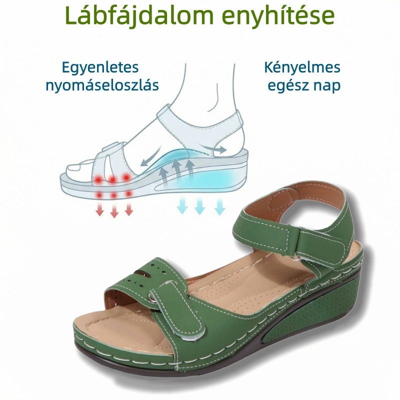 🔥 Korlátozott ideig 50% kedvezmény!Nyári ortopédiai szandálokErgonomikus kialakítás ✅ Fájdalommentes járás minden lépésben