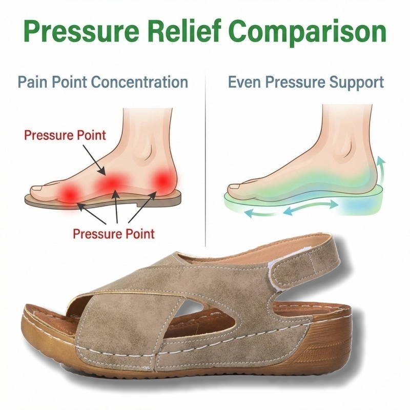 🔥 Korlátozott ideig 50% kedvezmény!Nyári ortopédiai szandálokErgonomikus kialakítás ✅ Fájdalommentes járás minden lépésben