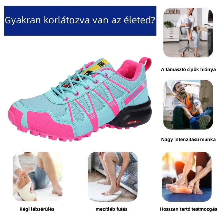 Ergonomikusan tervezett ortopéd cipő hát-, ízületi és lábfájdalmakra - minden nő számára alkalmas