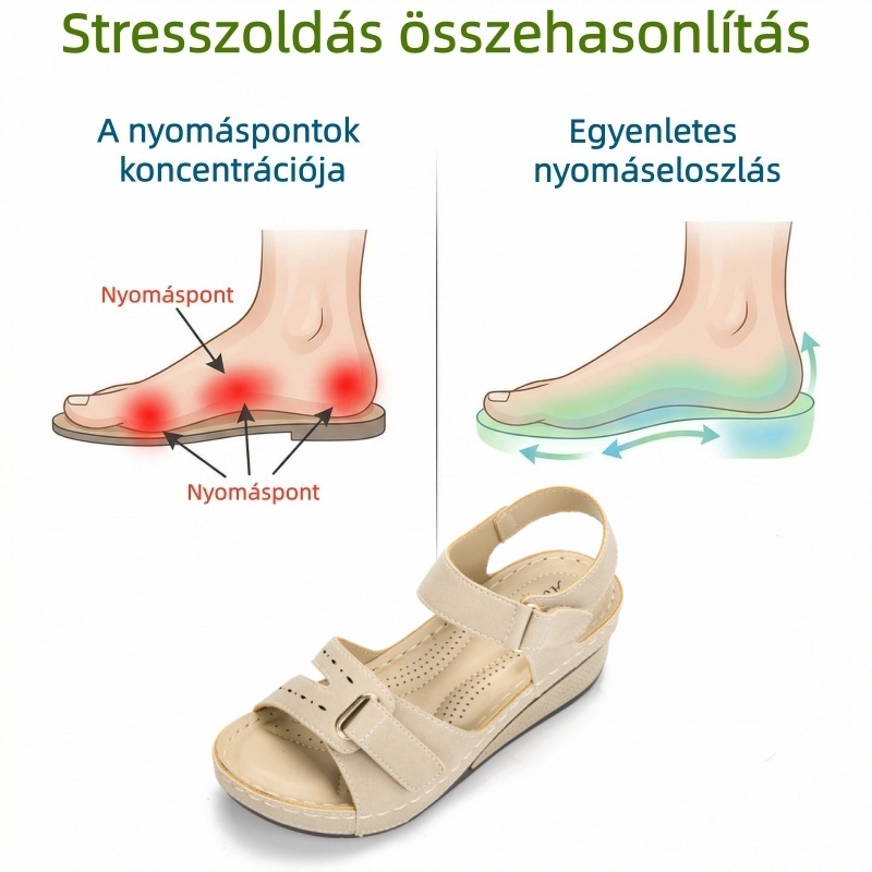 🔥 Korlátozott ideig 50% kedvezmény!Nyári ortopédiai szandálokErgonomikus kialakítás ✅ Fájdalommentes járás minden lépésben