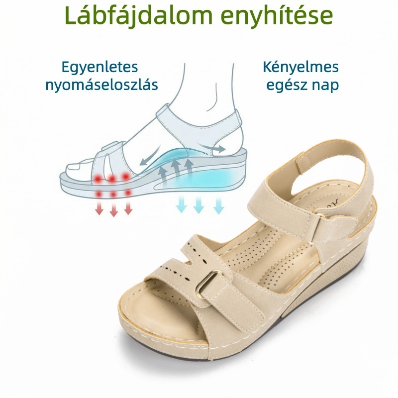 🔥 Korlátozott ideig 50% kedvezmény!Nyári ortopédiai szandálokErgonomikus kialakítás ✅ Fájdalommentes járás minden lépésben