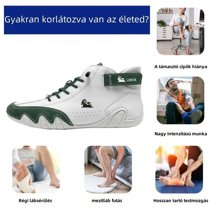 Baralen® - Ergonomikus, vízálló, fájdalomcsillapító bőr ortopéd cipő - Uniszex