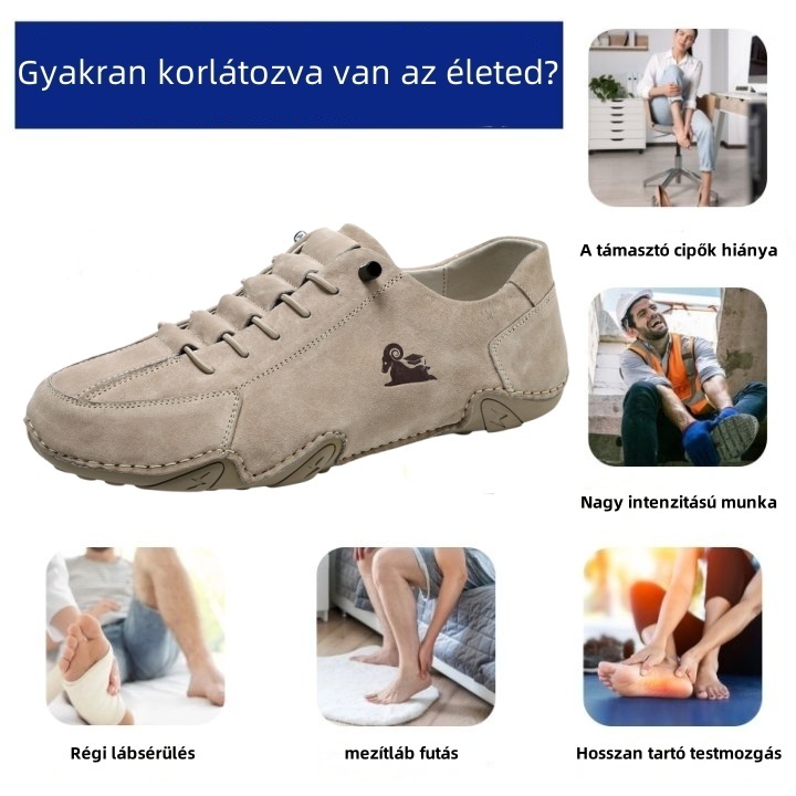 Baralen® - Ergonomikus, vízálló, fájdalomcsillapító bőr ortopéd cipő - Uniszex