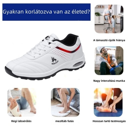 Ergonomikusan tervezett ortopéd cipő hát-, ízületi és lábfájdalmakra - unisex