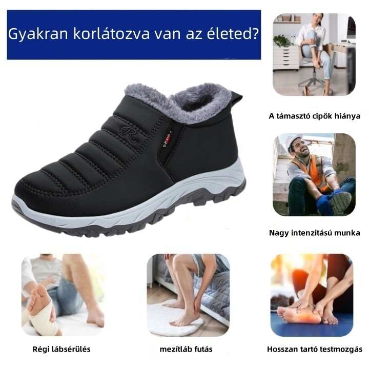 Baralen® - Ergonomikus téli ortopéd cipő láb-, térd- és hátfájásra - Uniszex