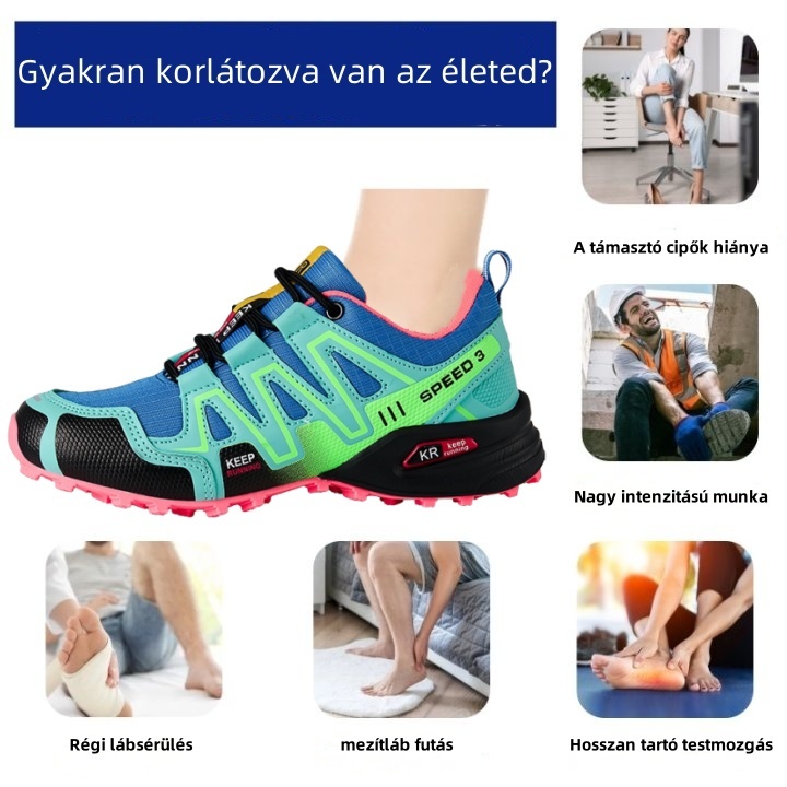 Ergonomikusan tervezett ortopéd cipő hát-, ízületi és lábfájdalmakra - minden nő számára alkalmas