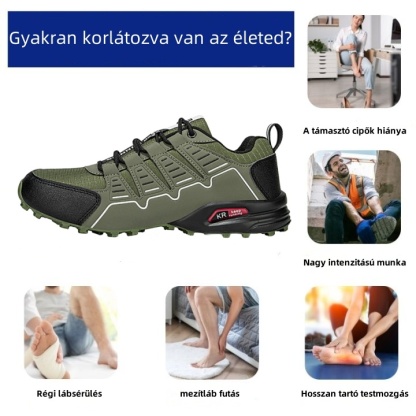 Ergonomikus kialakítású ortopéd cipő hát-, ízületi és lábfájdalmakra - Uniszex