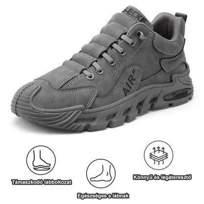 Baralen® prémium bőr ortopéd cipő | Ergonomikus kialakításának köszönhetően enyhíti a hát-, térd- és lábfájdalmat, és kivételes kényelmet biztosít (kézzel varrott).