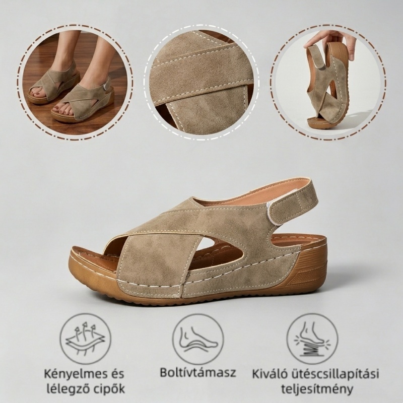 🔥 Korlátozott ideig 50% kedvezmény!Nyári ortopédiai szandálokErgonomikus kialakítás ✅ Fájdalommentes járás minden lépésben