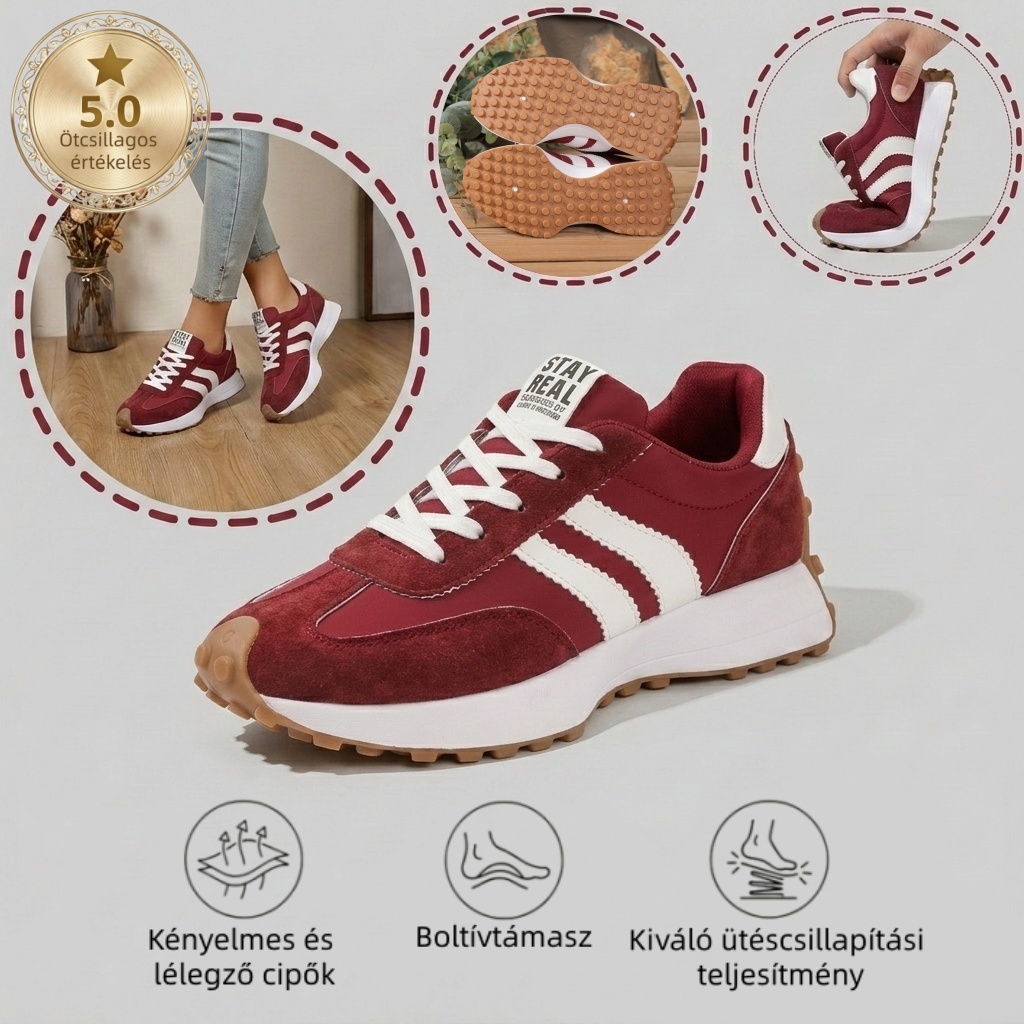 🔥 50% kedvezmény ma csak! Ne maradj le! ⏰Ergonomikusan tervezett ortopéd cipő – természetes lábboltozat-támasztással 👞Könnyen enyhíti a lábfájdalmat