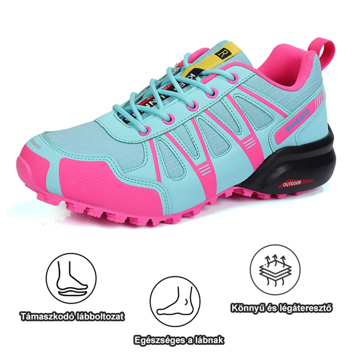 Ergonomikusan tervezett ortopéd cipő hát-, ízületi és lábfájdalmakra - minden nő számára alkalmas