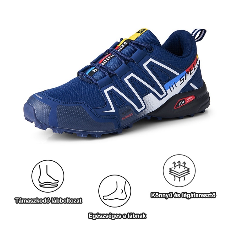 Ergonomikusan tervezett ortopéd cipő hát-, ízületi és lábfájdalmakra - unisex