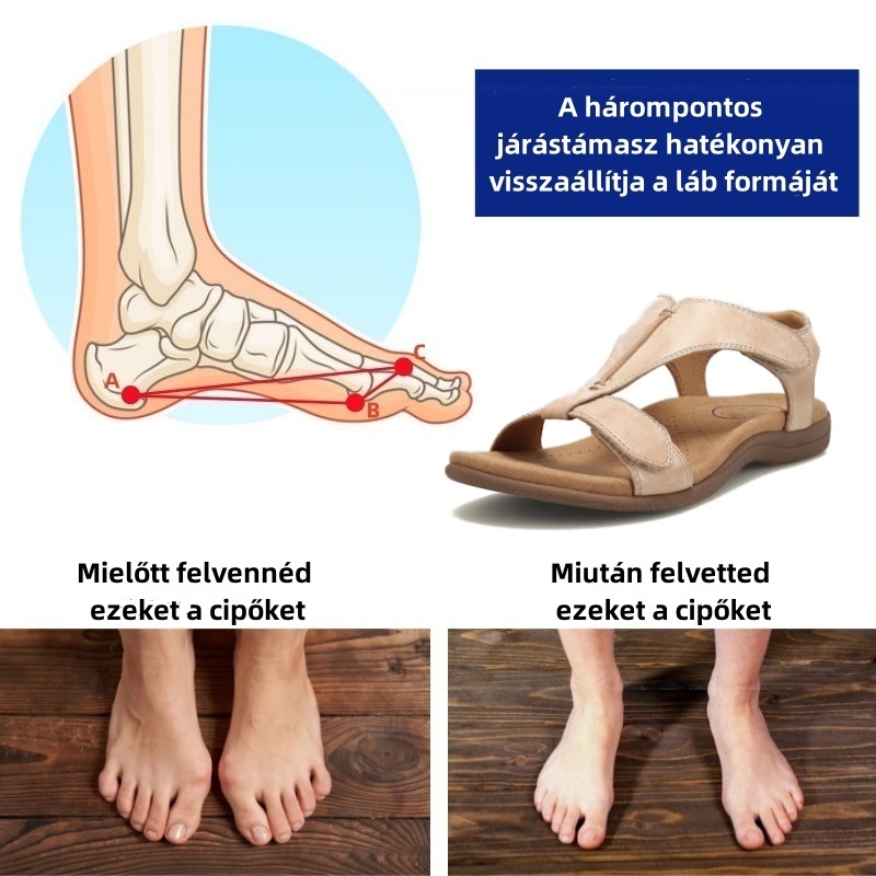 🔥 Korlátozott ideig 50% kedvezmény!Nyári ortopédiai szandálokErgonomikus kialakítás ✅ Fájdalommentes járás minden lépésben