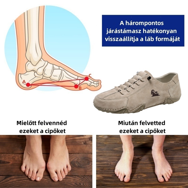 Baralen® - Ergonomikus, vízálló, fájdalomcsillapító bőr ortopéd cipő - Uniszex