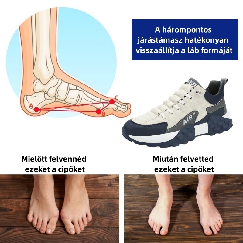 Baralen® ortopéd cipők | Ergonomikus kialakítású, hogy enyhítse a hát-, ízületi- és lábfájdalmat, és kiváló kényelmet biztosítson (AIR).