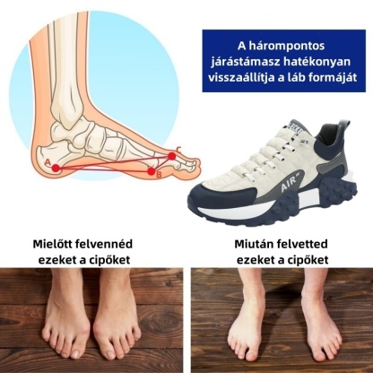 Baralen® ortopéd cipők | Ergonomikus kialakítású, hogy enyhítse a hát-, ízületi- és lábfájdalmat, és kiváló kényelmet biztosítson (AIR).