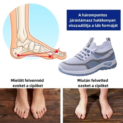 Baralen® női ortopéd cipő | Ergonomikus kialakítás a kiváló kényelem érdekében - enyhíti a hát-, térd- és lábfájdalmat.