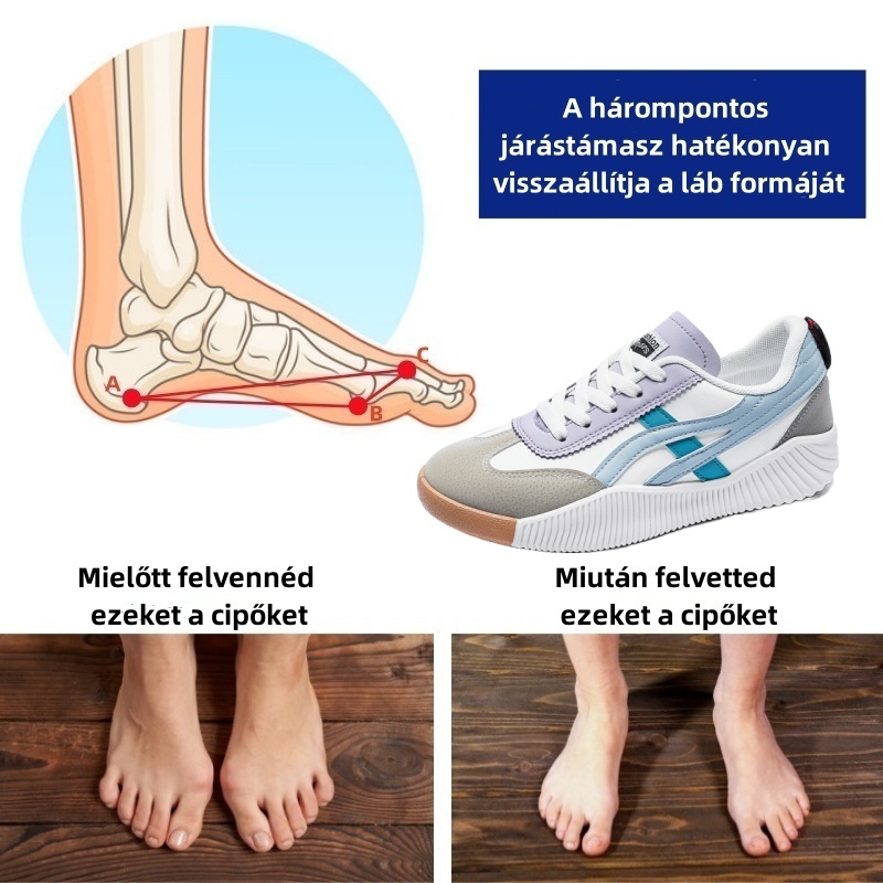 Baralen® női ortopéd cipő | Ergonomikus kialakítás a kiváló kényelem érdekében - enyhíti a hát-, térd- és lábfájdalmat.