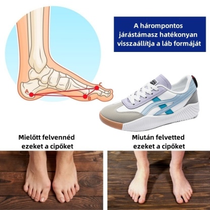 Baralen® női ortopéd cipő | Ergonomikus kialakítás a kiváló kényelem érdekében - enyhíti a hát-, térd- és lábfájdalmat.