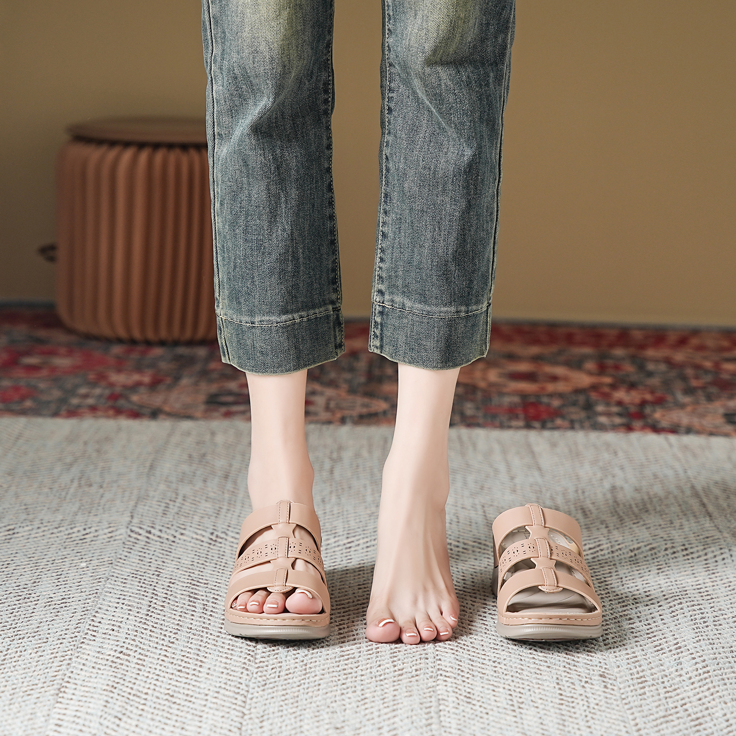 [🎁 Mai ajánlat: Féláron — Vásárolj most!]Női nyári ortopéd szandálok —Mondj búcsút a fájdalomnak, sétálj könnyedén 👞Tapasztald meg a tökéletes kényelmet!