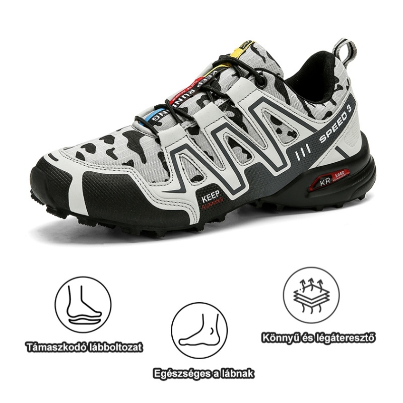 Ergonomikusan tervezett ortopéd cipő hát-, ízületi és lábfájdalmakra - unisex