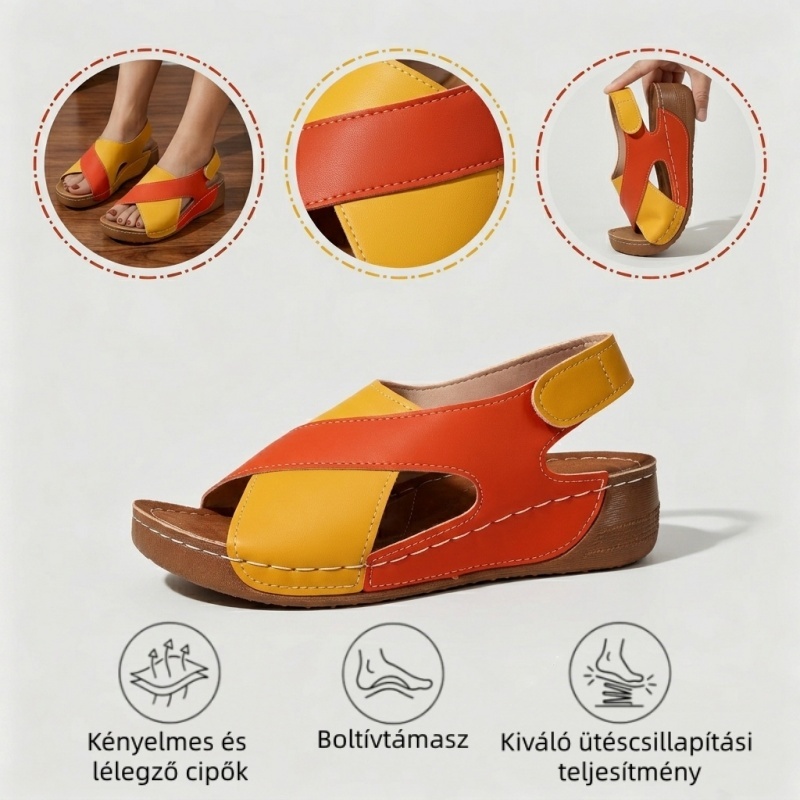 🔥 Korlátozott ideig 50% kedvezmény!Nyári ortopédiai szandálokErgonomikus kialakítás ✅ Fájdalommentes járás minden lépésben