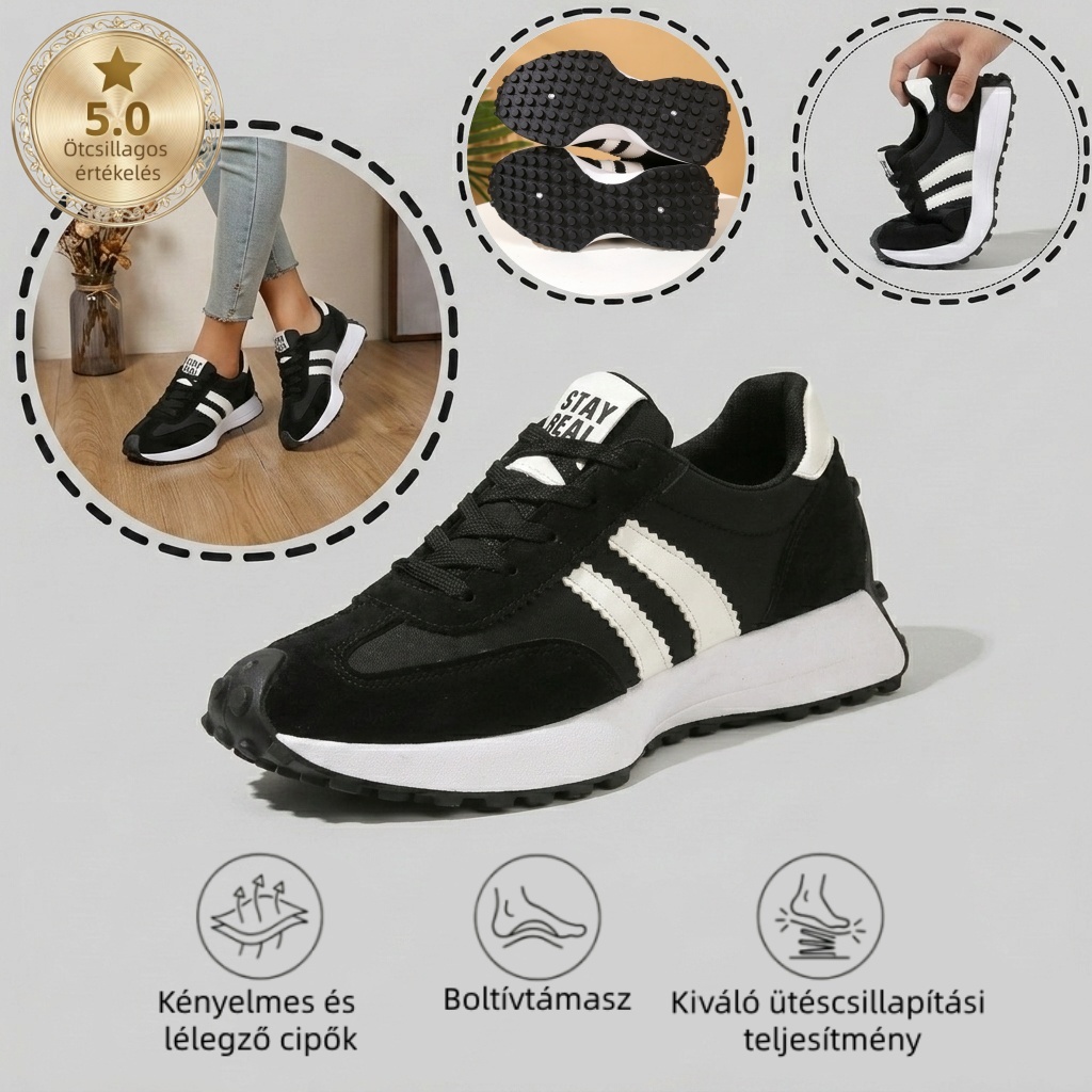 🔥 50% kedvezmény ma csak! Ne maradj le! ⏰Ergonomikusan tervezett ortopéd cipő – természetes lábboltozat-támasztással 👞Könnyen enyhíti a lábfájdalmat