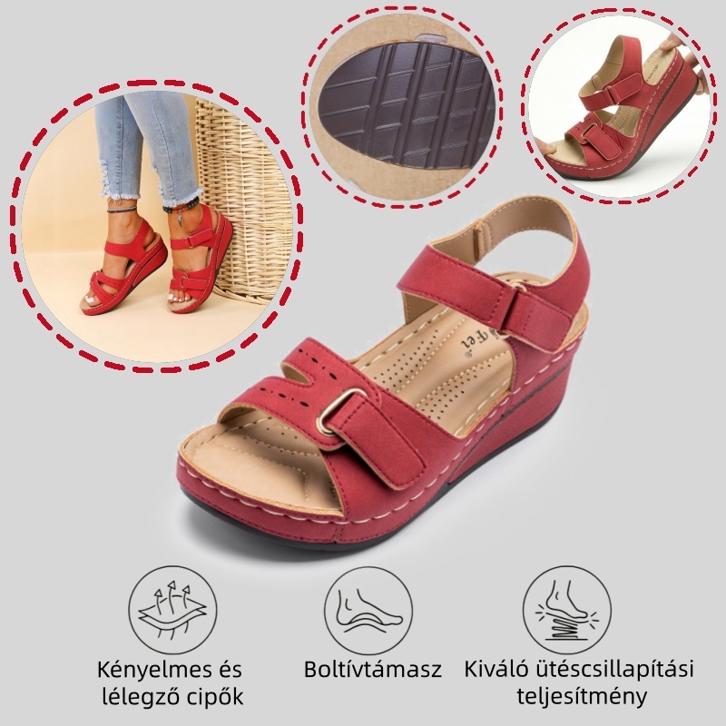 🔥 Korlátozott ideig 50% kedvezmény!Nyári ortopédiai szandálokErgonomikus kialakítás ✅ Fájdalommentes járás minden lépésben