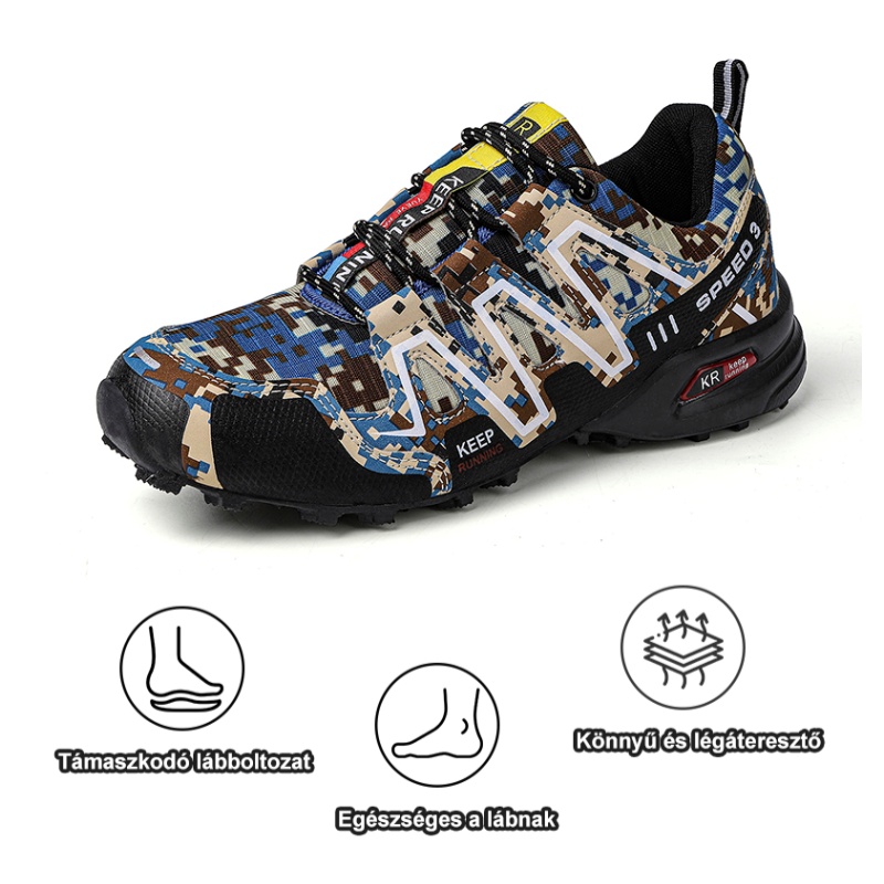 Ergonomikusan tervezett ortopéd cipő hát-, ízületi és lábfájdalmakra - unisex