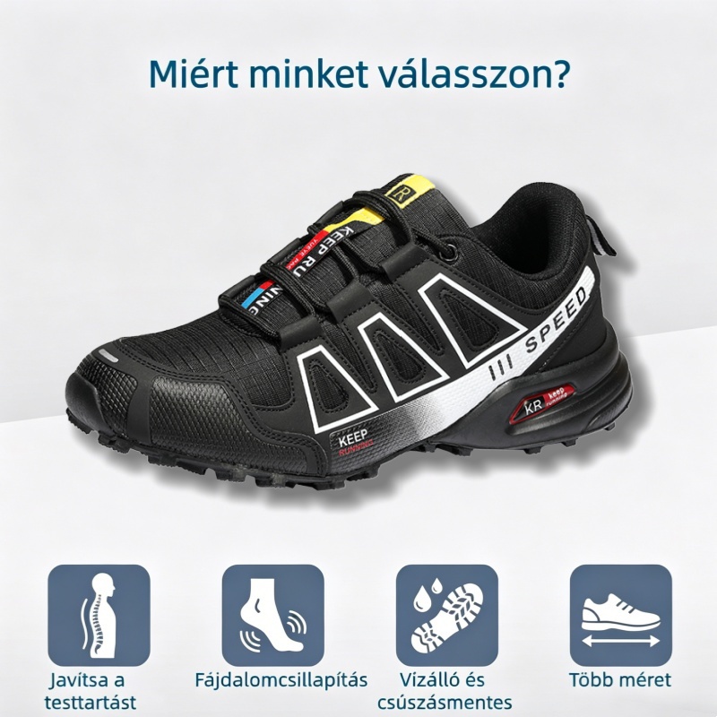 🔴 Javítja a testtartást 🦶 — Enyhíti a lábfájdalmat és a talpi fasciitist — Vízálló, csúszásmentes, könnyen fel- és levehető ✅ Több méretben kapható