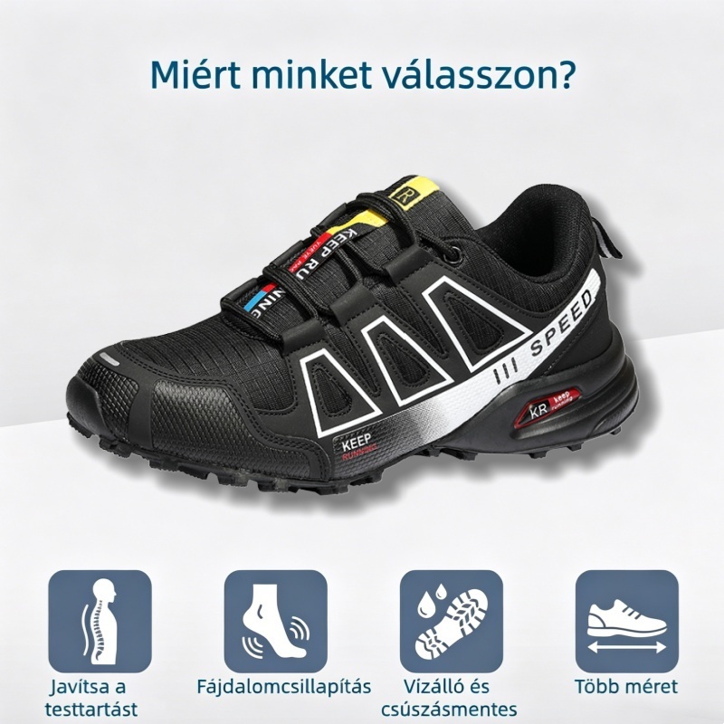 🔴 Javítja a testtartást 🦶 — Enyhíti a lábfájdalmat és a talpi fasciitist — Vízálló, csúszásmentes, könnyen fel- és levehető ✅ Több méretben kapható