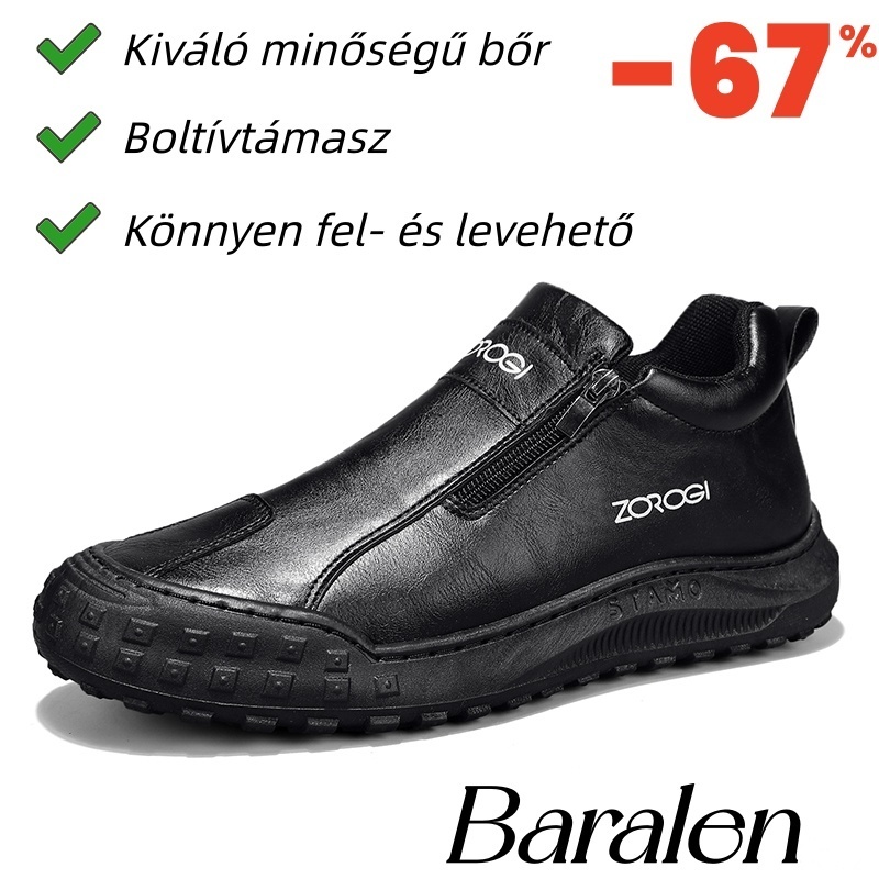 Baralen® ortopéd cipő | Valódi bőrből készült, puha és kényelmes az azonnali kényelemért.