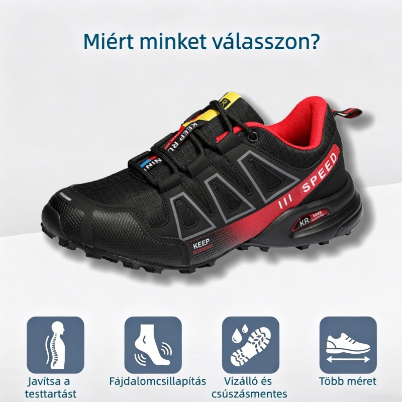 🔴 Javítja a testtartást 🦶 — Enyhíti a lábfájdalmat és a talpi fasciitist — Vízálló, csúszásmentes, könnyen fel- és levehető ✅ Több méretben kapható