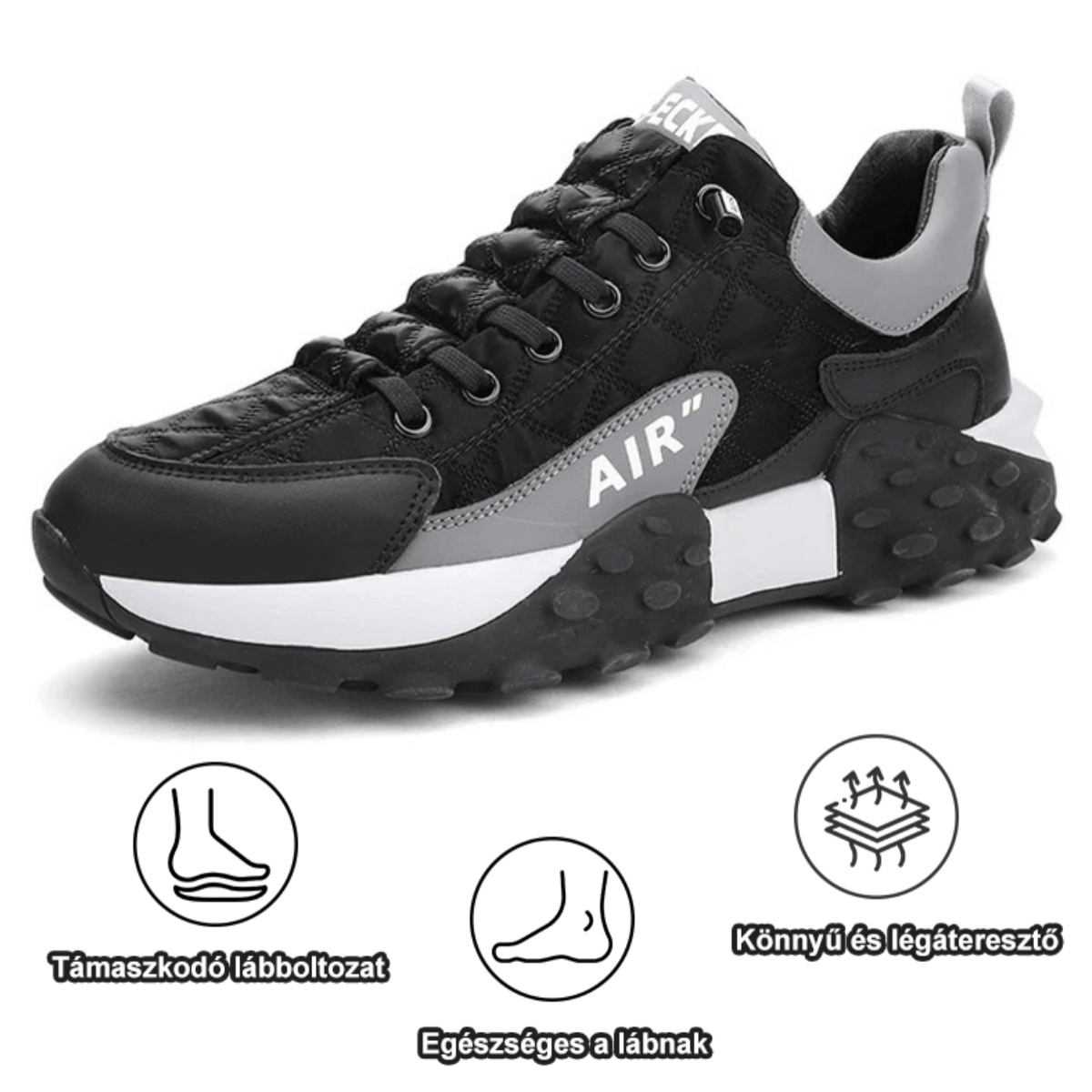 Baralen® ortopéd cipők | Ergonomikus kialakítású, hogy enyhítse a hát-, ízületi- és lábfájdalmat, és kiváló kényelmet biztosítson (AIR).