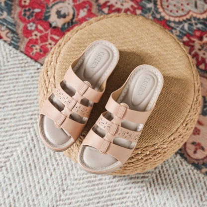 [🎁 Mai ajánlat: Féláron — Vásárolj most!]Női nyári ortopéd szandálok —Mondj búcsút a fájdalomnak, sétálj könnyedén 👞Tapasztald meg a tökéletes kényelmet!