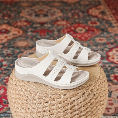 [🎁 Mai ajánlat: Féláron — Vásárolj most!]Női nyári ortopéd szandálok —Mondj búcsút a fájdalomnak, sétálj könnyedén 👞Tapasztald meg a tökéletes kényelmet!