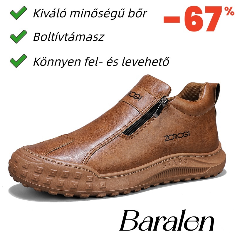 Baralen® ortopéd cipő | Valódi bőrből készült, puha és kényelmes az azonnali kényelemért.