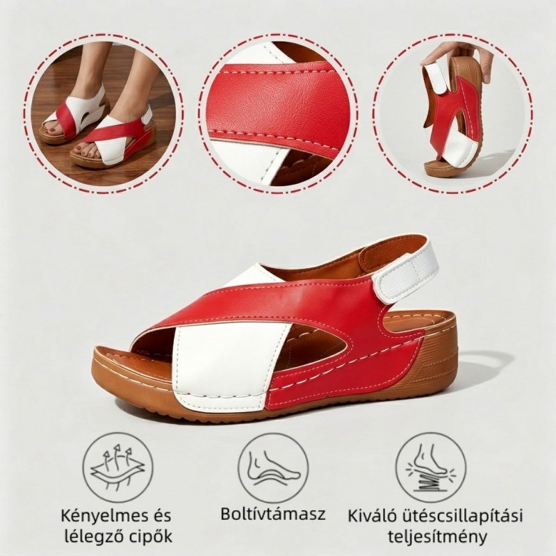🔥 Korlátozott ideig 50% kedvezmény!Nyári ortopédiai szandálokErgonomikus kialakítás ✅ Fájdalommentes járás minden lépésben