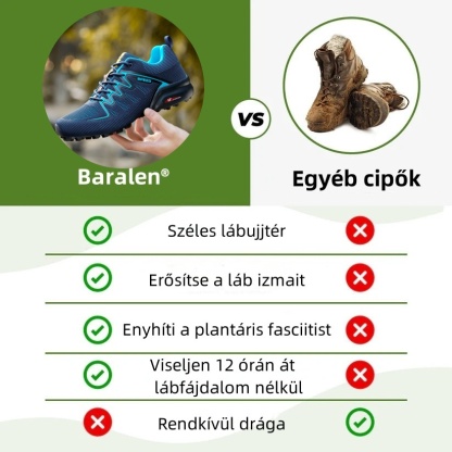 Ergonomikusan tervezett ortopéd cipő hát-, ízületi és lábfájdalmakra - minden férfi számára alkalmas
