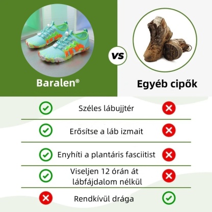 Baralen® - Mezítlábas ortopéd cipők láb-, térd- és hátfájásra - Uniszex