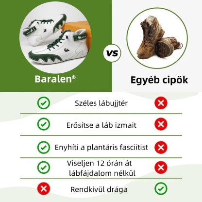 Baralen® - Ergonomikus, vízálló, fájdalomcsillapító bőr ortopéd cipő - Uniszex