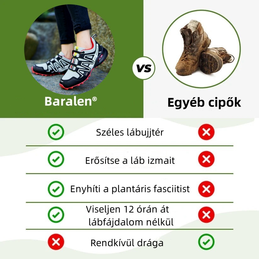 Ergonomikusan tervezett ortopéd cipő hát-, ízületi és lábfájdalmakra - minden nő számára alkalmas
