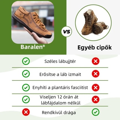 Baralen® – Ergonomikus kialakítású orvosi ortopéd cipők, amelyek enyhítik a hát-, ízületi- és lábfájdalmat.