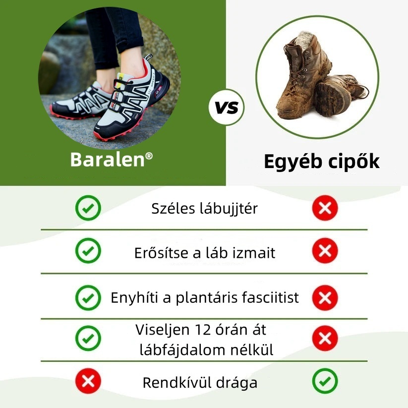 Ergonomikusan tervezett ortopéd cipő hát-, ízületi és lábfájdalmakra - minden nő számára alkalmas