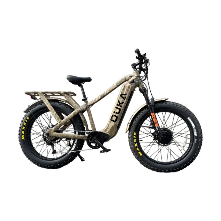 Dual 48v 1000w Bafang motor with Max 35Ah fat tire electric hunting bike