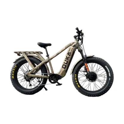 Dual 48v 1000w Bafang motor with Max 35Ah fat tire electric hunting bike