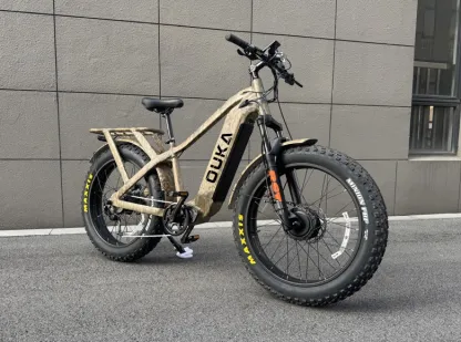 Dual 48v 1000w Bafang motor with Max 35Ah fat tire electric hunting bike