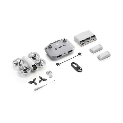 DJI Neo, Mini Drone with 4K UHD Camera for Adults, 135g Self Flying Drone that Follows You, Palm Takeoff, Subject Tracking, QuickShots, Stabilized Video, Built-In Propeller Guard (Controller-Free)
